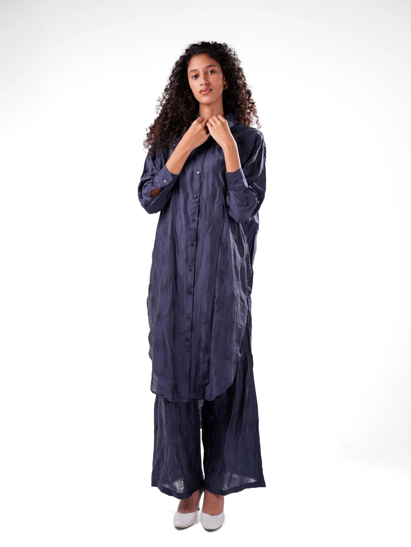 Chemise Two-Piece Set – Nylon Rayon Jacquard - Image 16