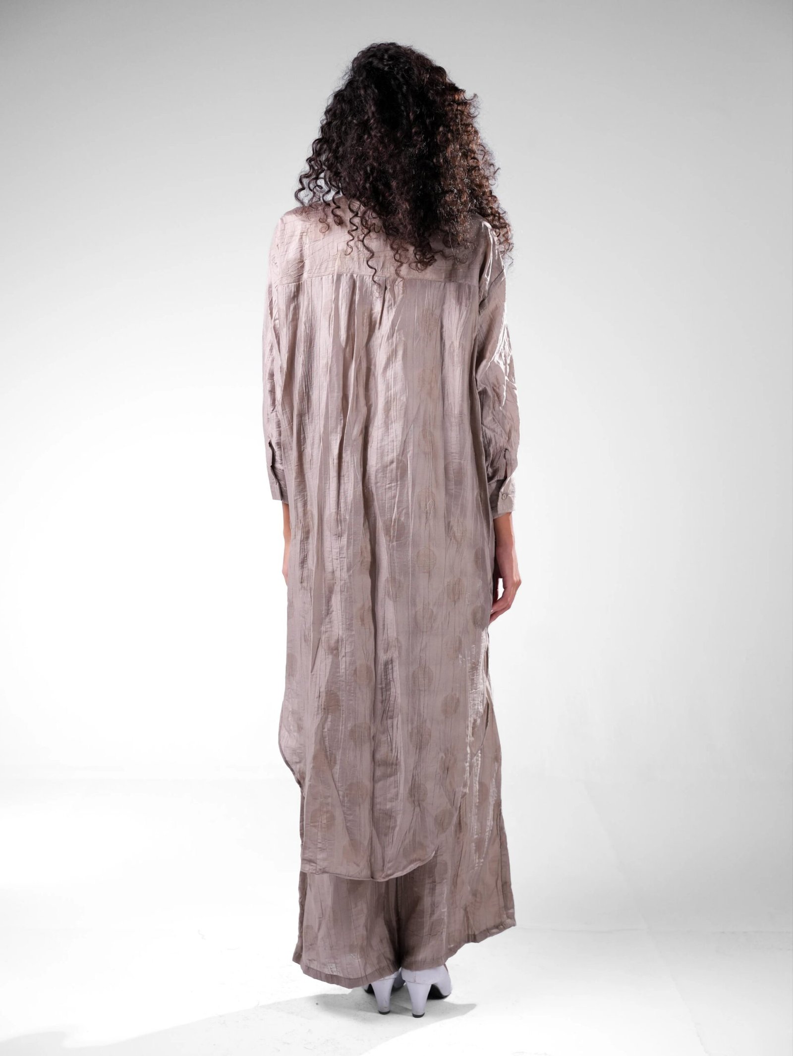 Chemise Two-Piece Set – Nylon Rayon Jacquard - Image 11