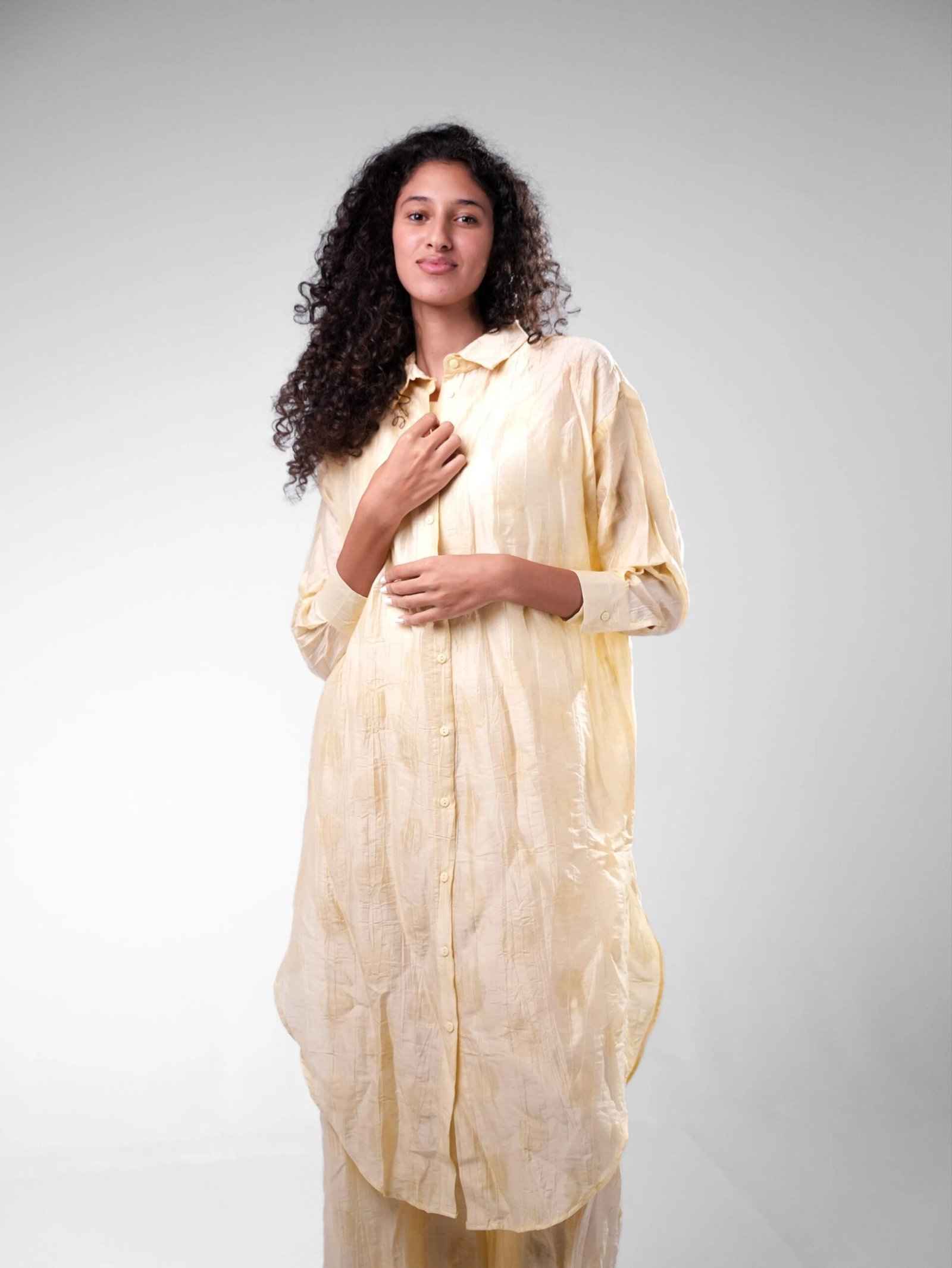 Chemise Two-Piece Set – Nylon Rayon Jacquard - Image 6