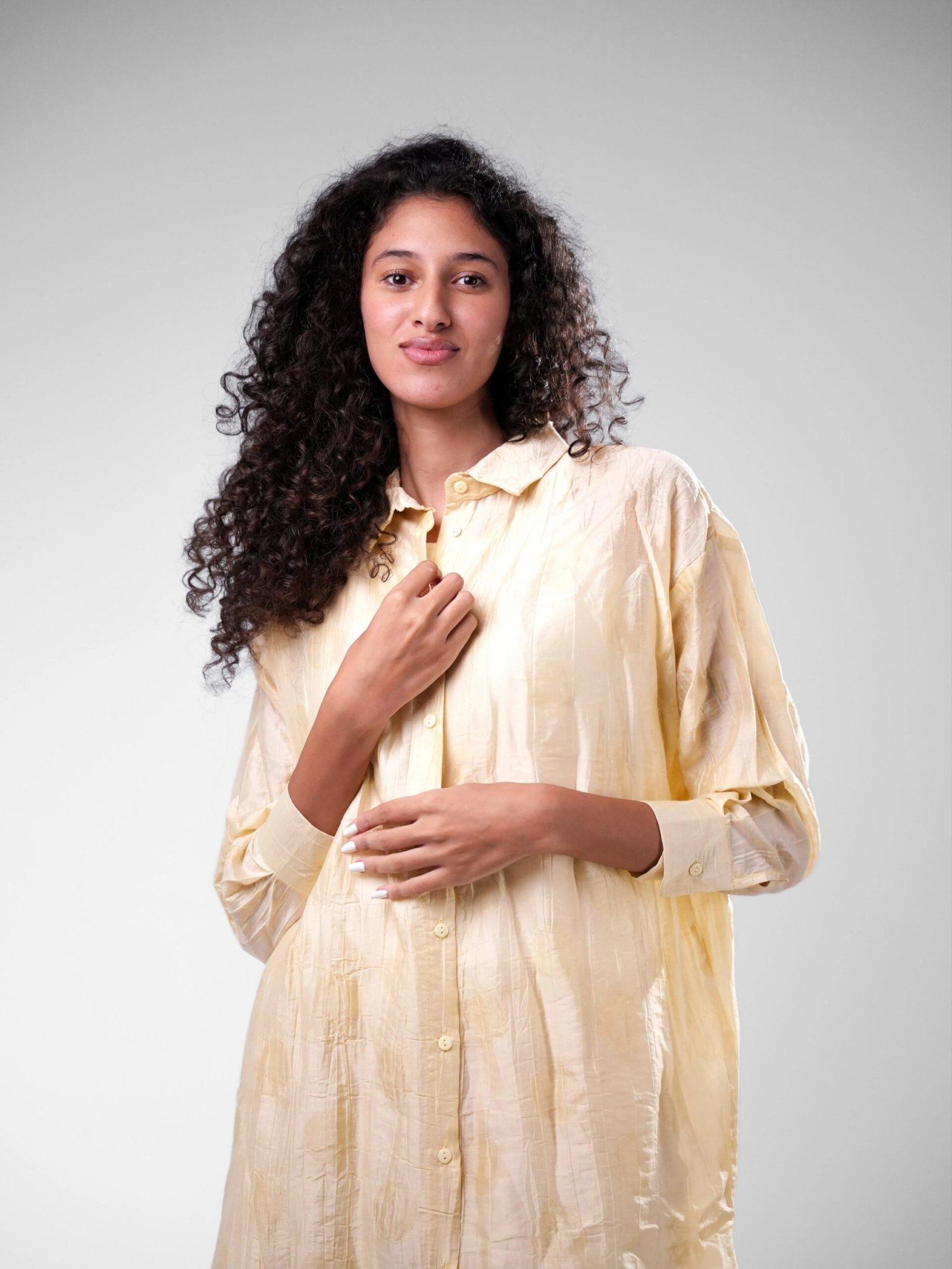 Chemise Two-Piece Set – Nylon Rayon Jacquard - Image 7