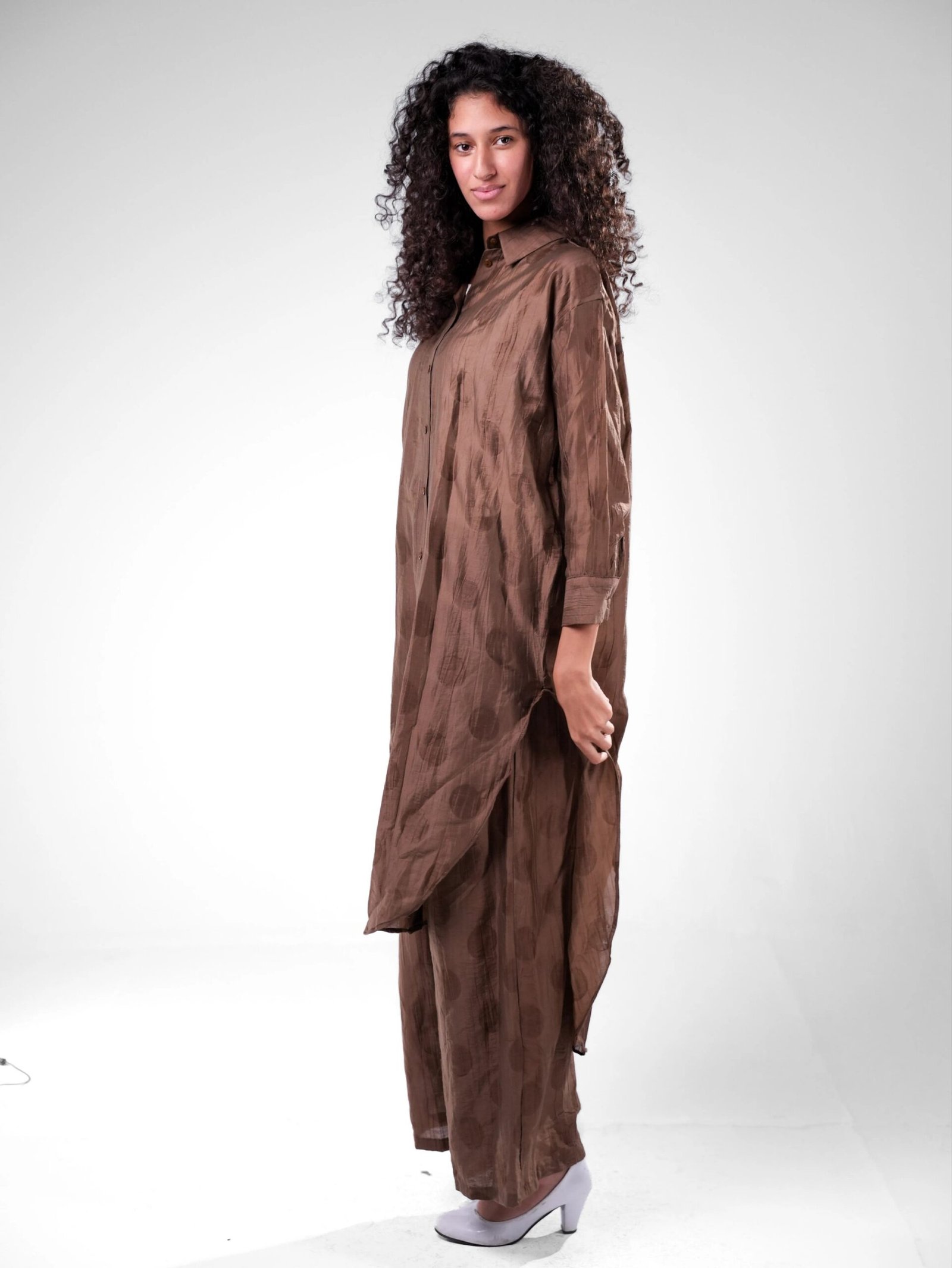 Chemise Two-Piece Set – Nylon Rayon Jacquard - Image 14