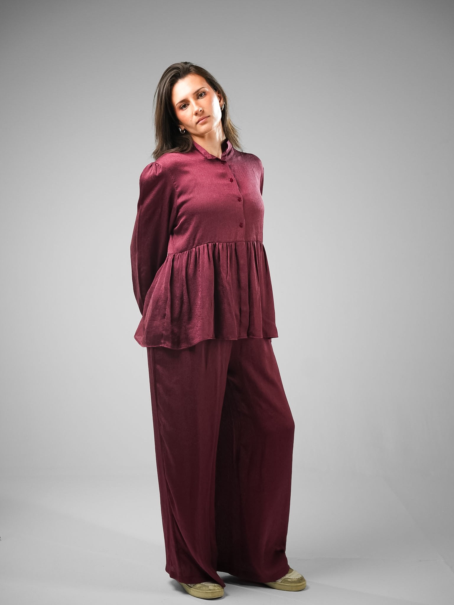 Half-Button Crushed Velvet Set - Image 26
