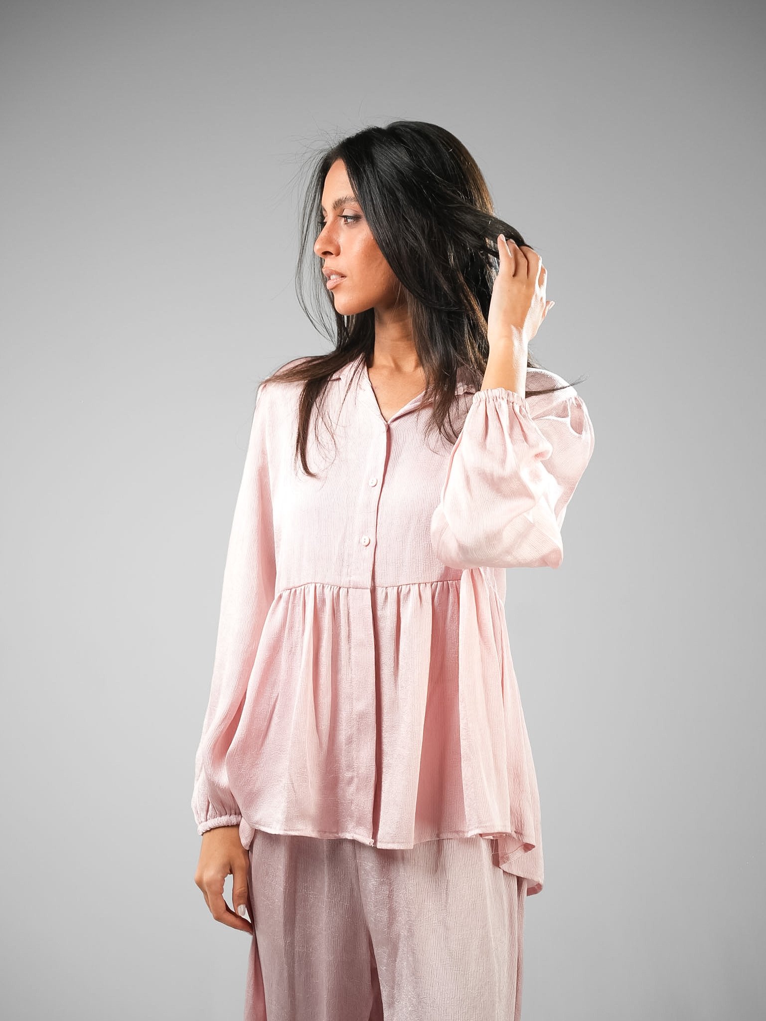 Half-Button Crushed Velvet Set - Image 23