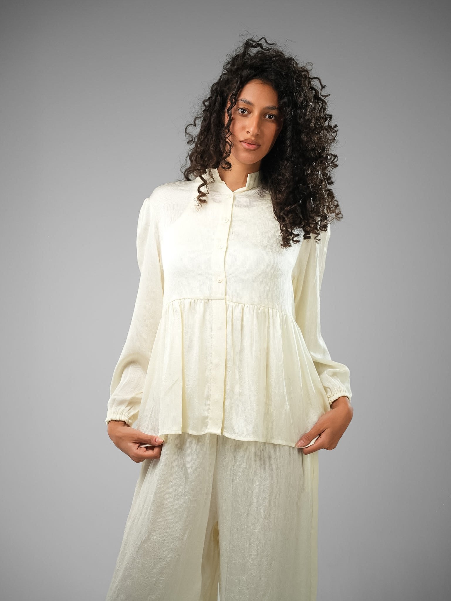 Half-Button Crushed Velvet Set - Image 10