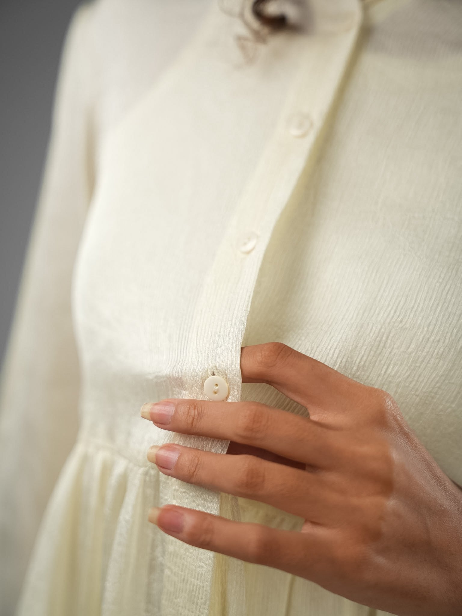 Half-Button Crushed Velvet Set - Image 9