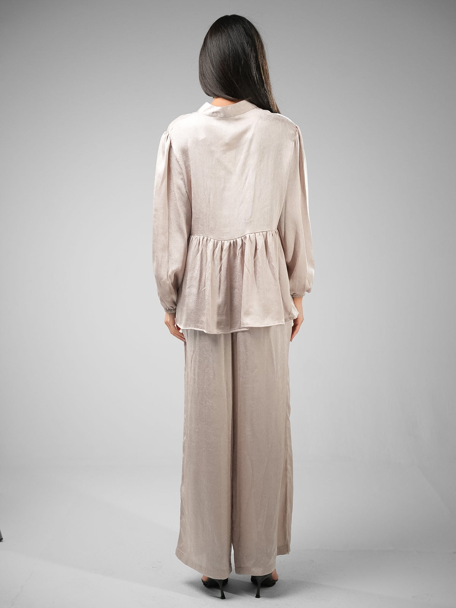 Half-Button Crushed Velvet Set - Image 7