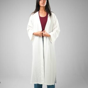 Friska Striped Brooch Cardigan